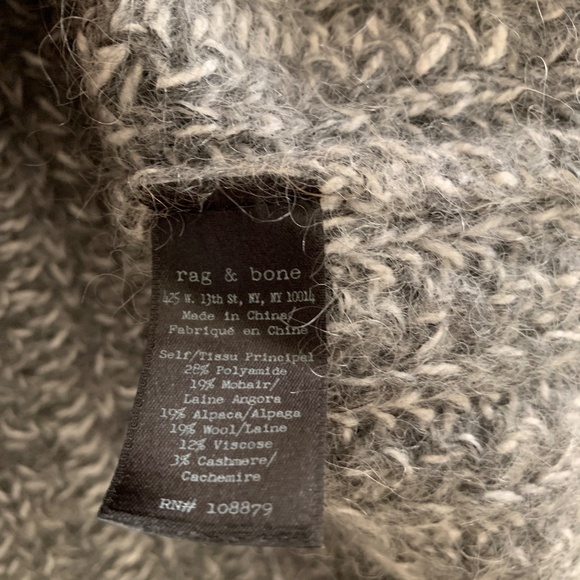 rag & bone Makenna Cropped Sweater - Small - Picture 5 of 5